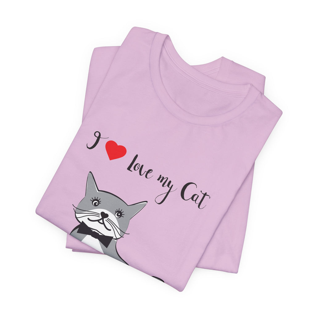 I Love My Cat Graphic Tee