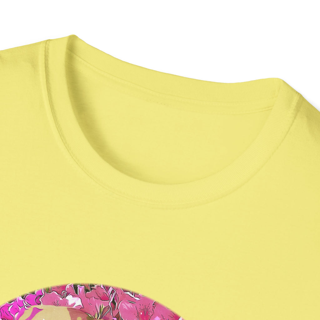 Labrador Retriever Floral Graphic T-Shirt for Dog Lovers