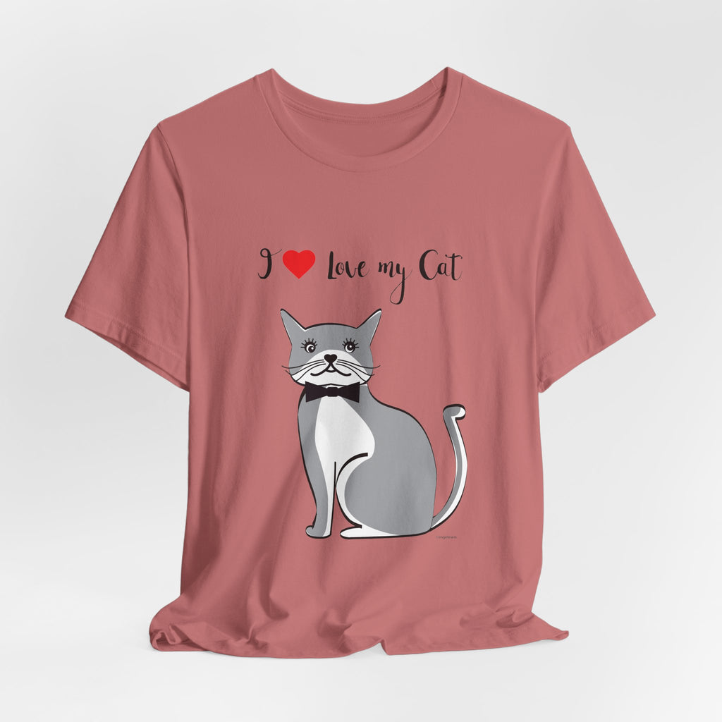 I Love My Cat Graphic Tee