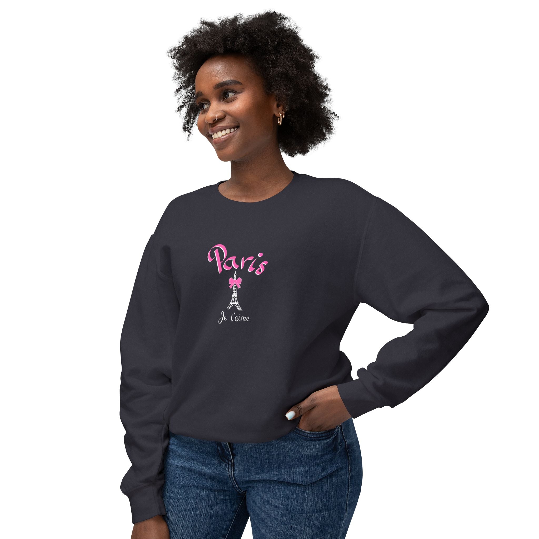 Paris Je T’aime Eiffel Tower Graphic Sweatshirt