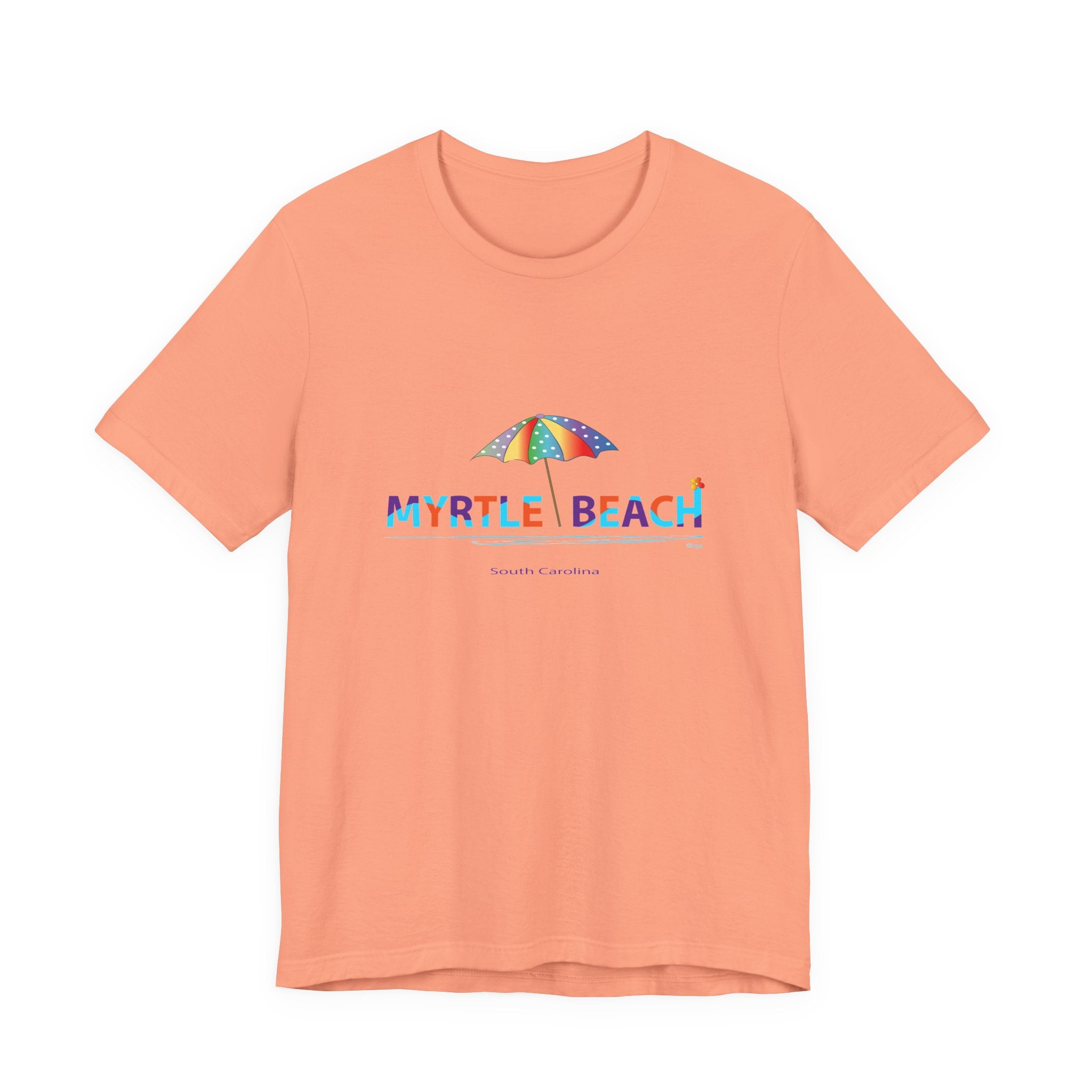 Myrtle Beach South Carolina Graphic Tee Unisex Jersey Short Sleeve Tee