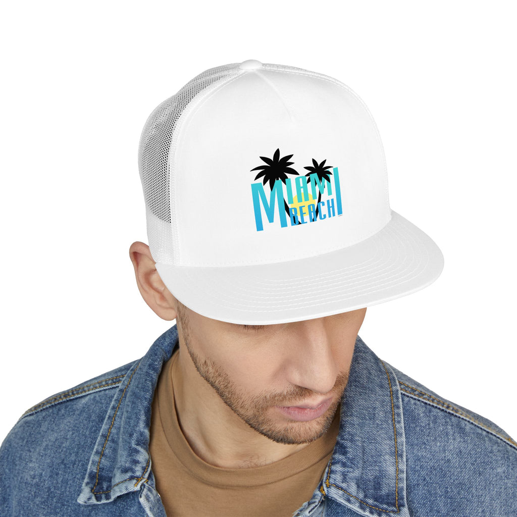 Miami Beach Florida Trucker Hat