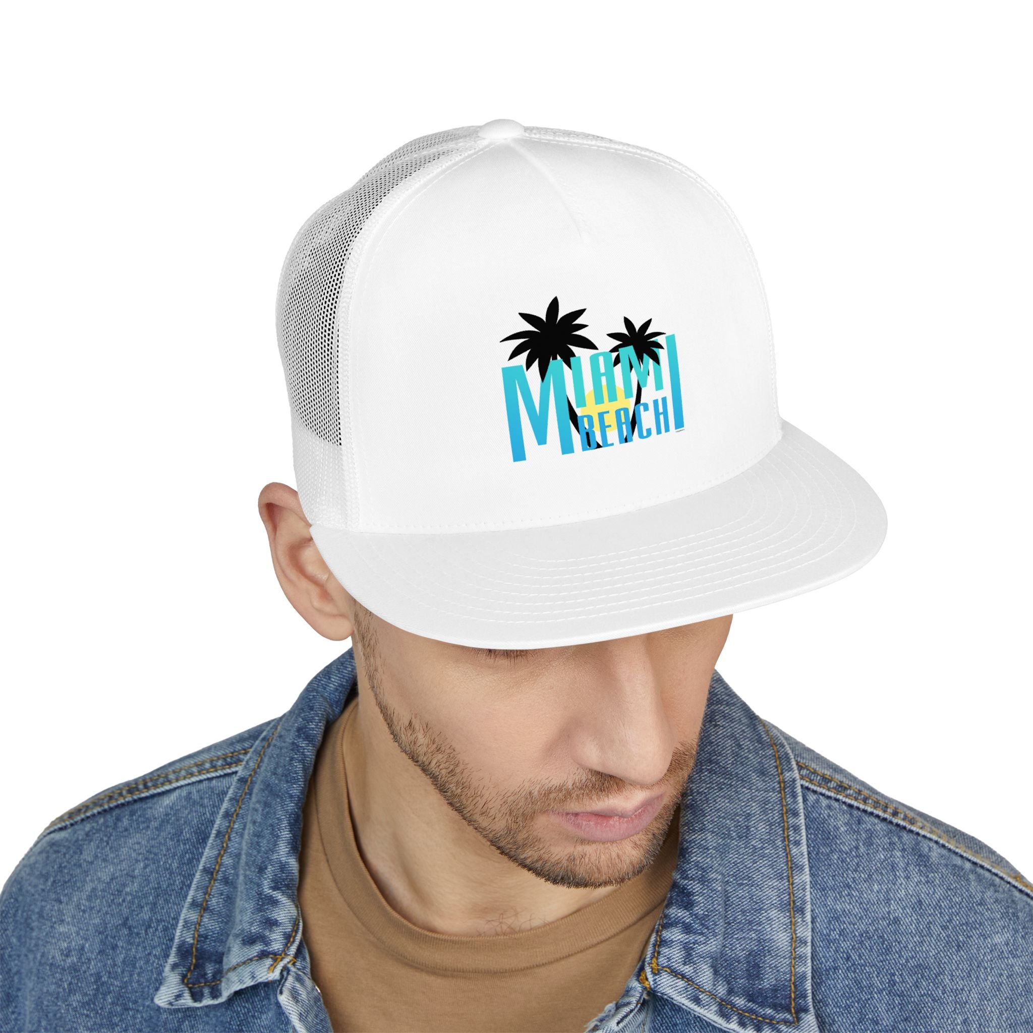 Miami Beach Florida Trucker Hat