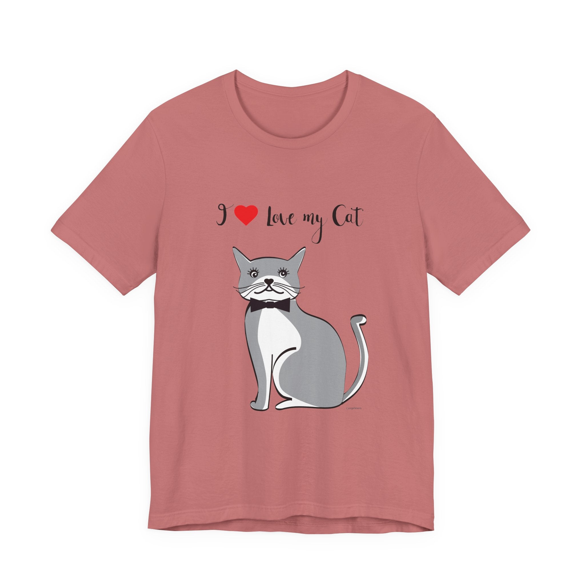 I Love My Cat Graphic Tee