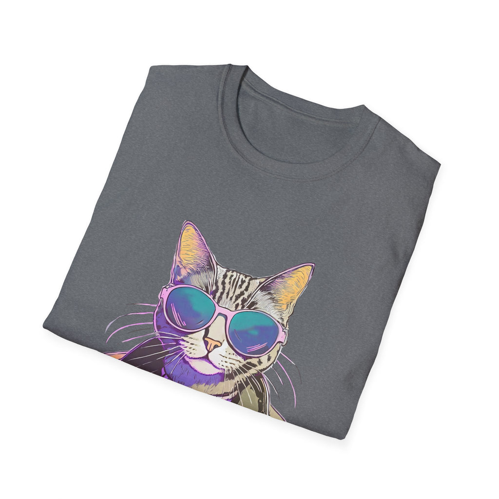 Cool Cat in Sunglasses Graphic Tee