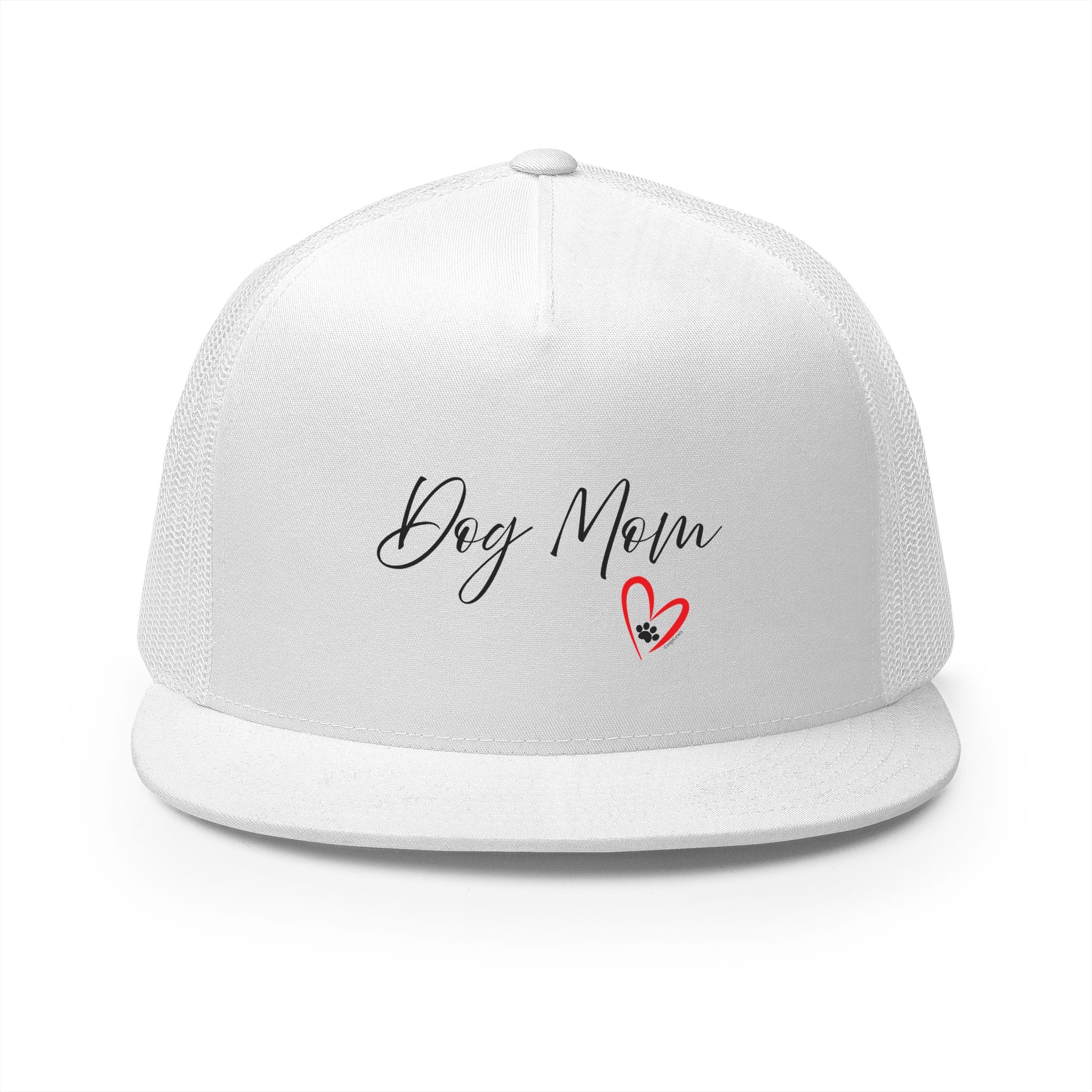 Dog Mom Trucker Hat | Heart Paw Dog Lover Cap