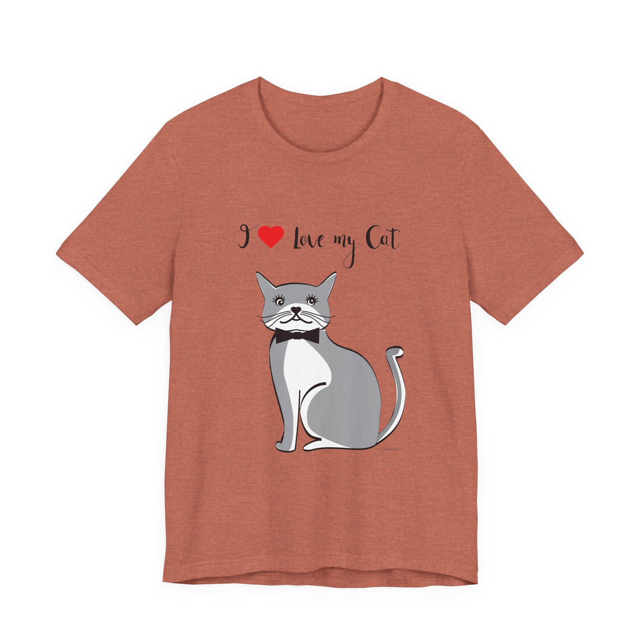 I Love My Cat Graphic Tee
