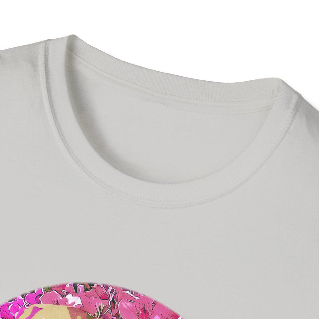 Labrador Retriever Floral Graphic T-Shirt for Dog Lovers