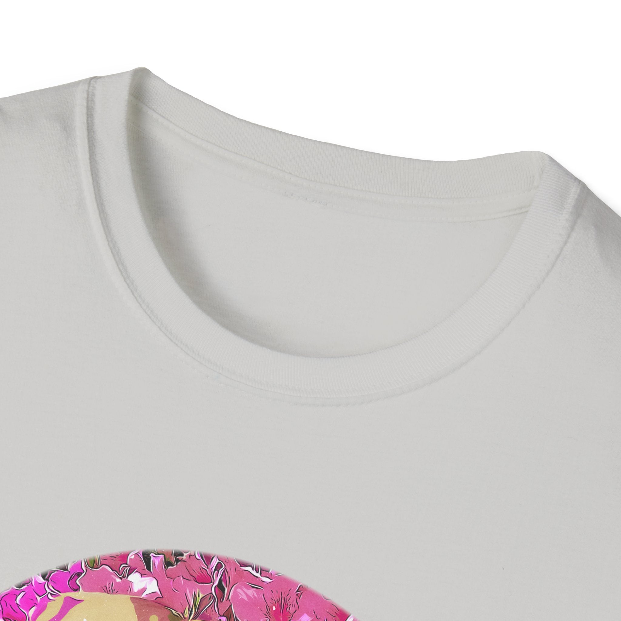 Labrador Retriever Floral Graphic T-Shirt for Dog Lovers