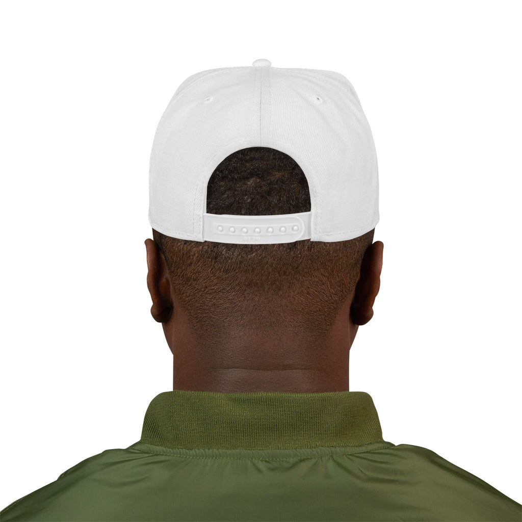 New York Black Red Lettering Unisex Snapback Cap (Embroidery)