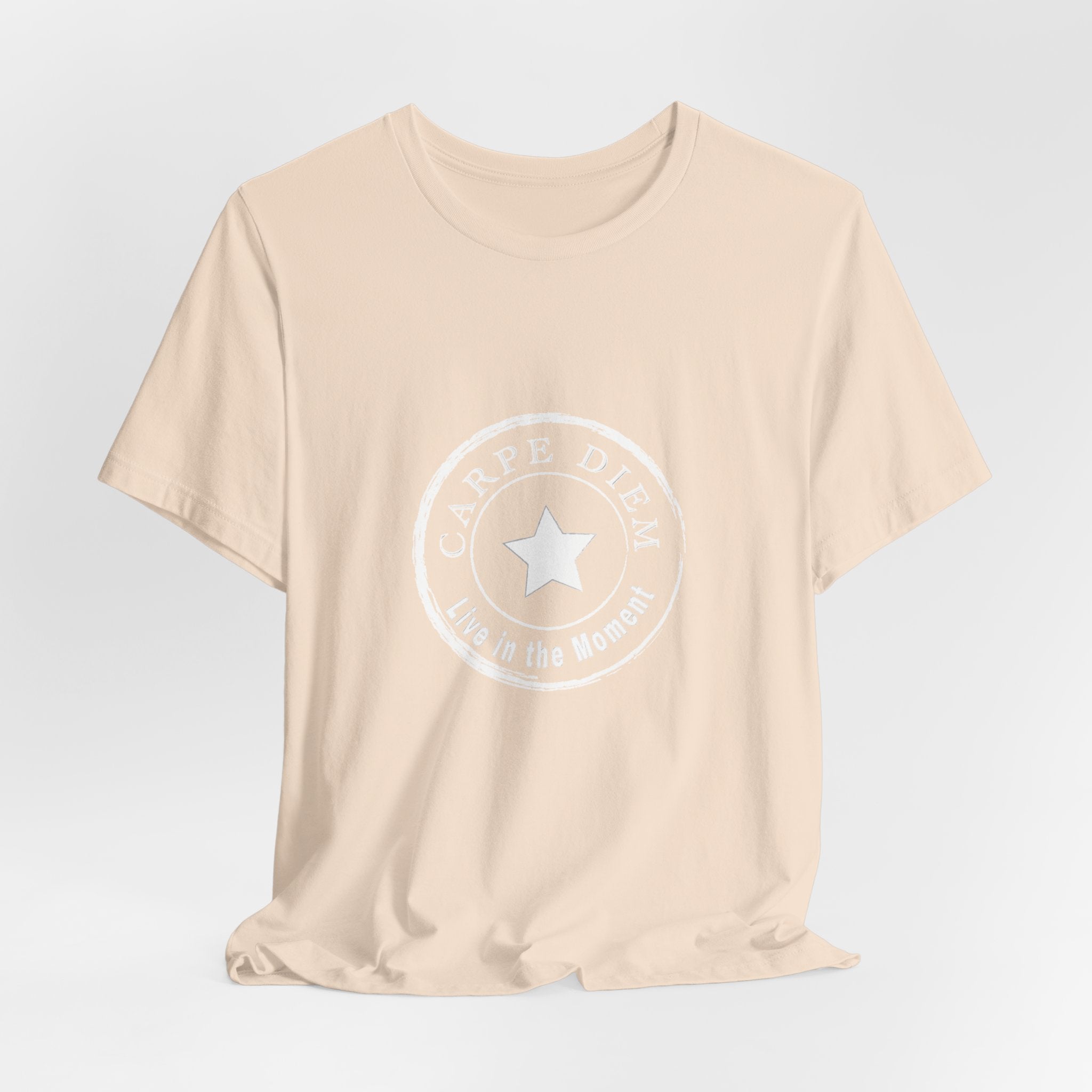 Carpe Diem Live in the Moment Graphic Jersey Short Sleeve Tee
