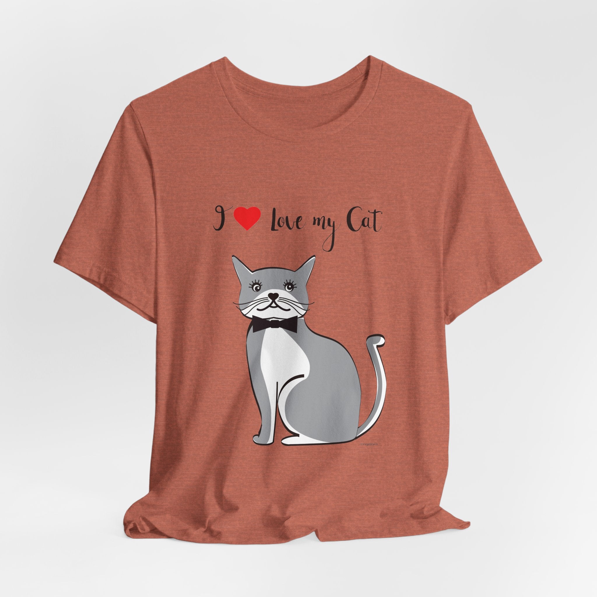 I Love My Cat Graphic Tee