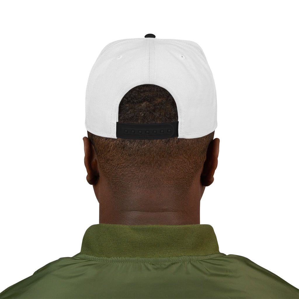 New York Black Red Lettering Unisex Snapback Cap (Embroidery)