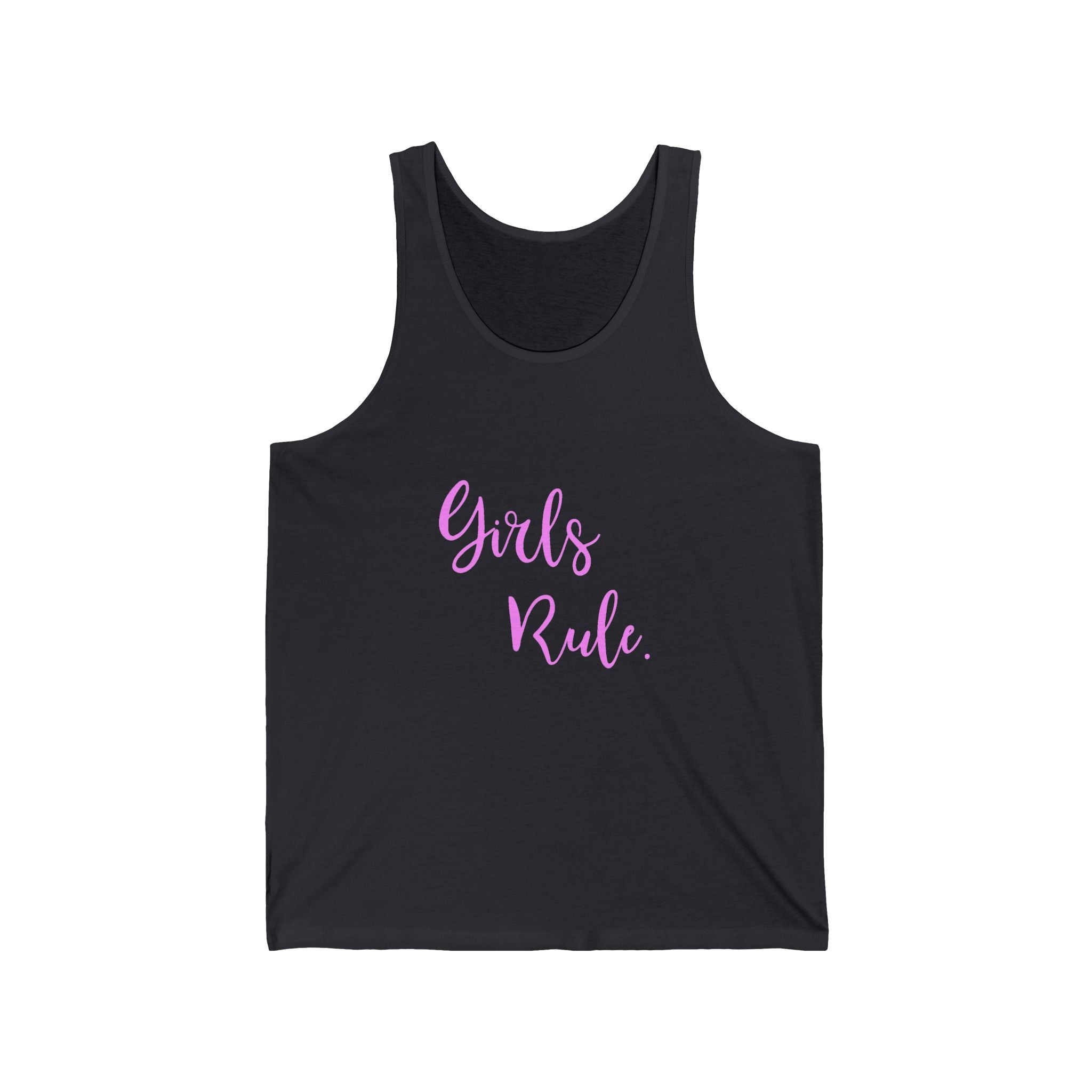 Girls Rule Graphic Unisex Tank Top