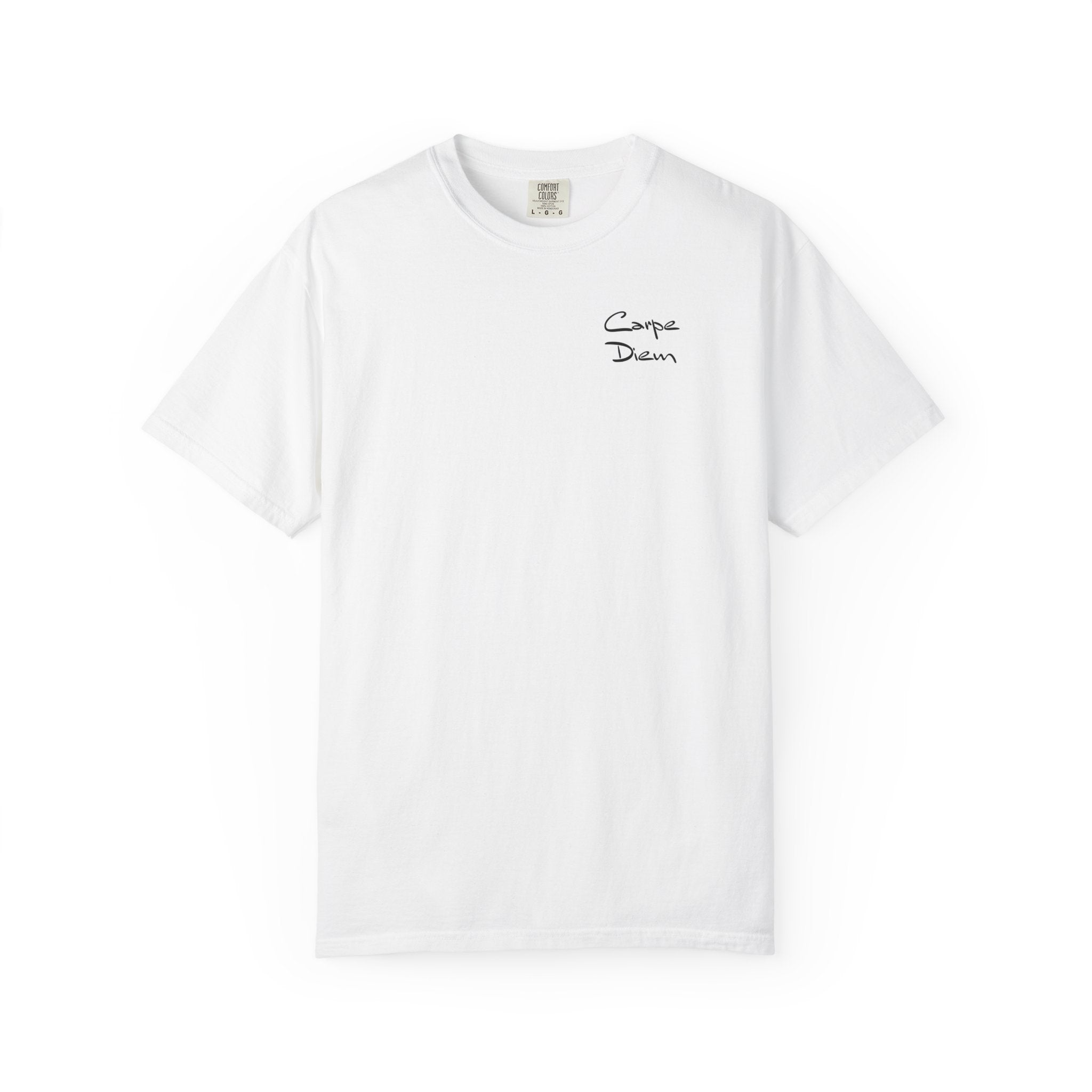 Carpe Diem Black Script Graphic Unisex T-shirt