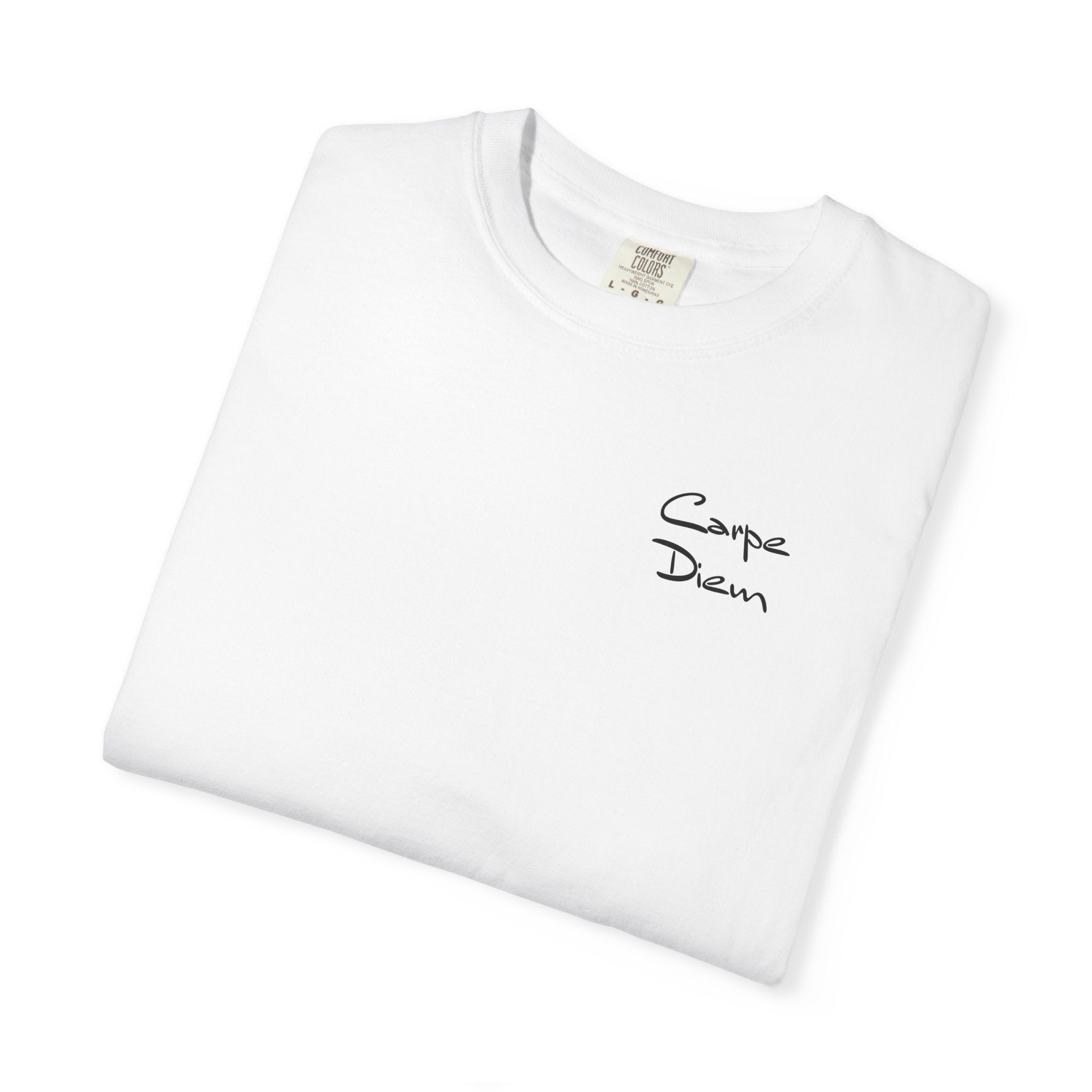 Carpe Diem Black Script Graphic Unisex T-shirt