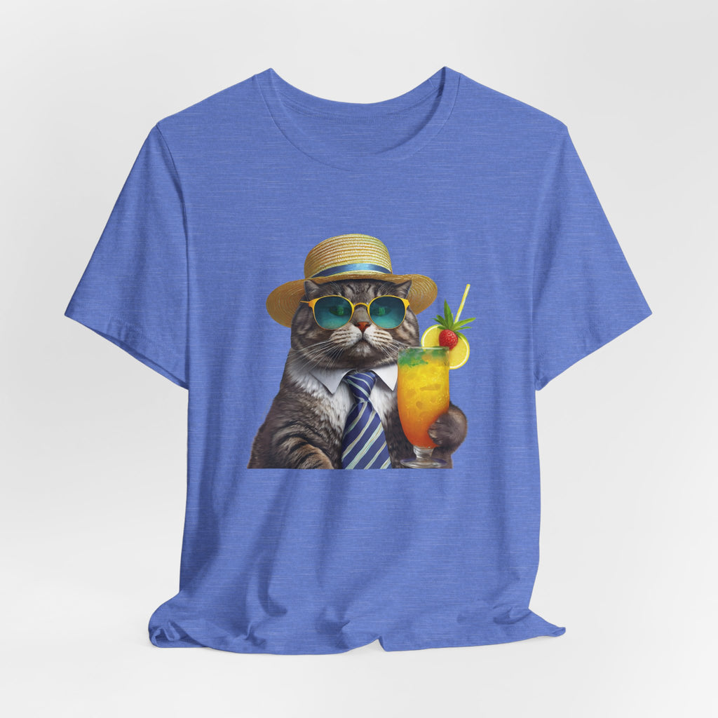 Happy Hour Cat Graphic Tee