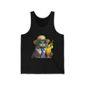 Purr-fectly Chilled Cat Graphic Unisex Jersey Tank