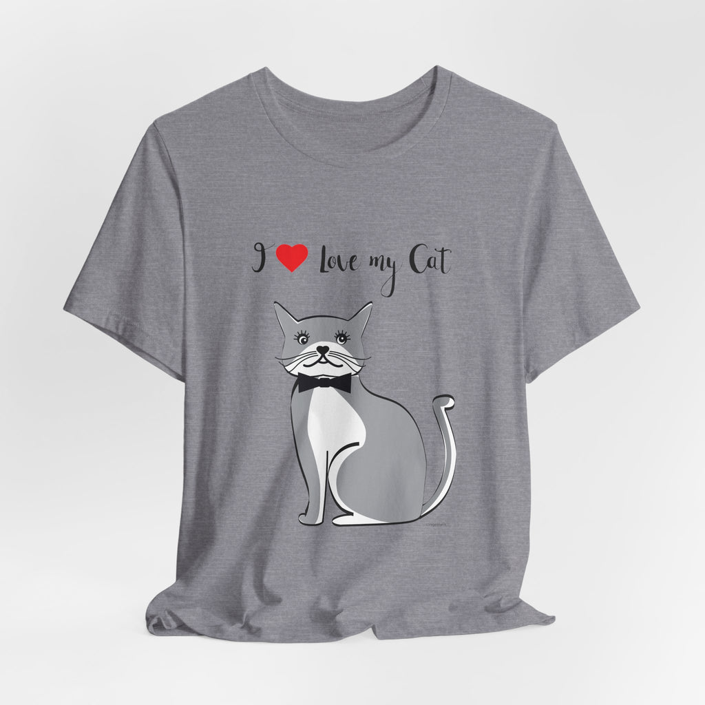 I Love My Cat Graphic Tee