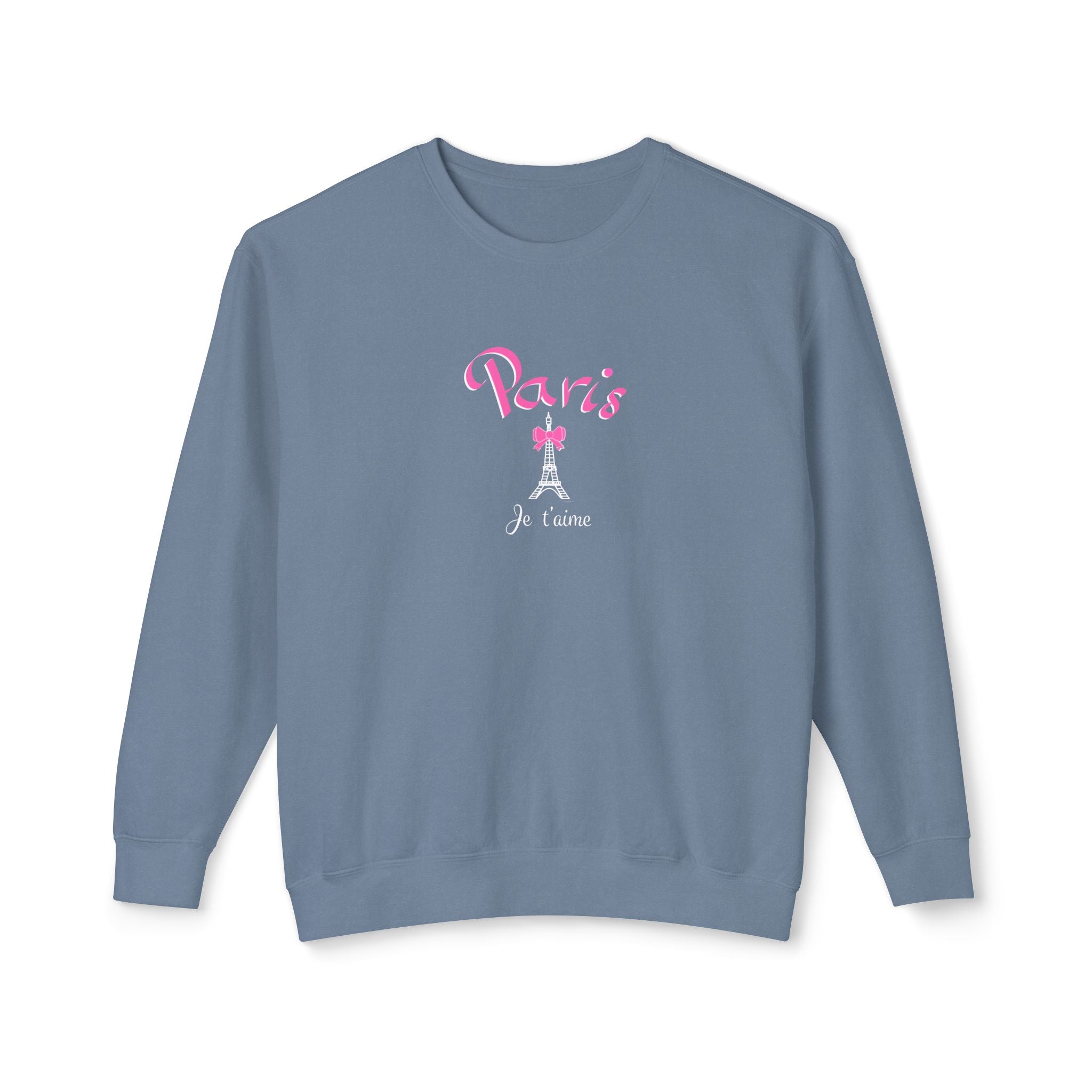 Paris Je T’aime Eiffel Tower Graphic Sweatshirt