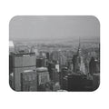 New York Manhattan Black and White Skyline Mouse Pad (Rectangle)