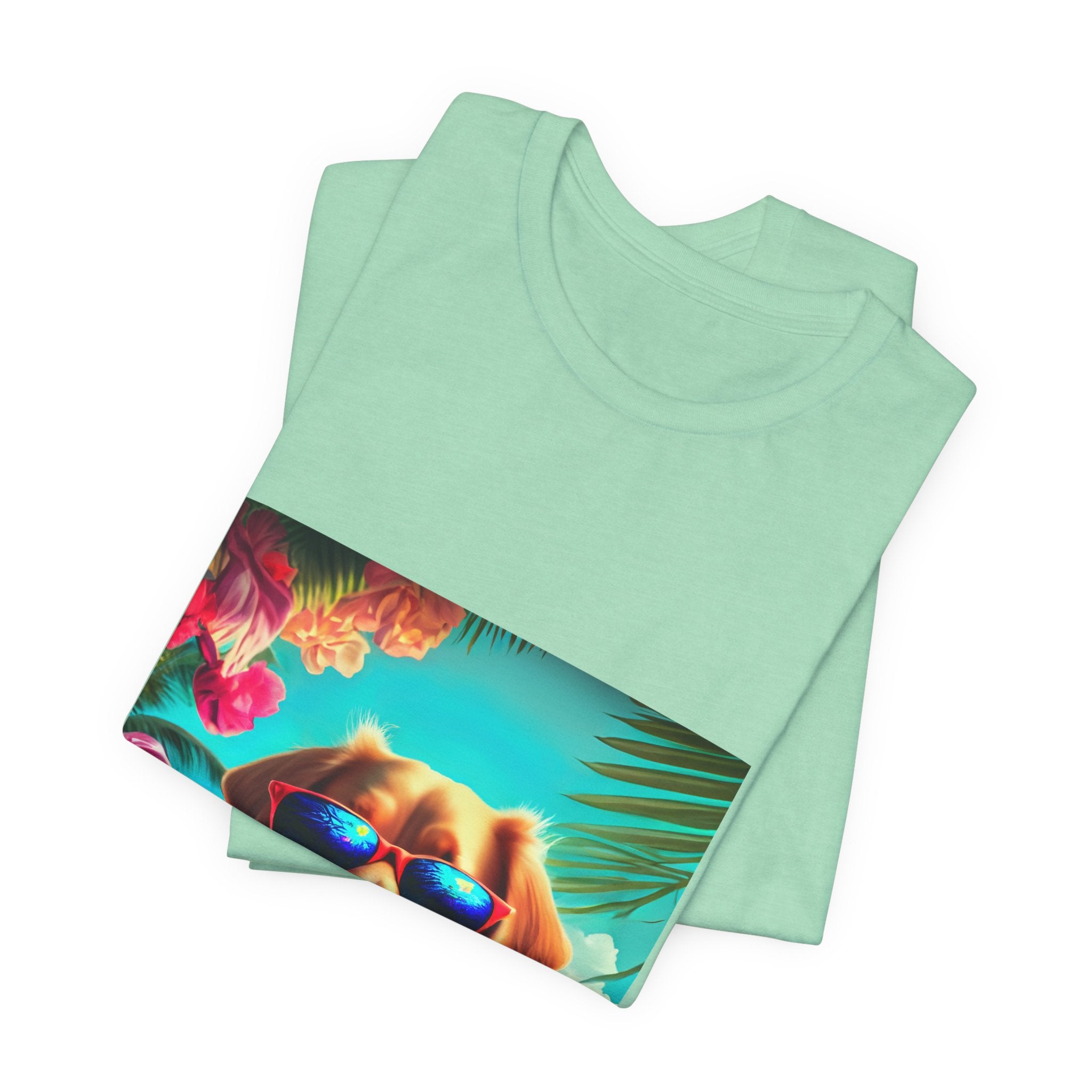 Cool Pup Beach Vibe Graphic Tee