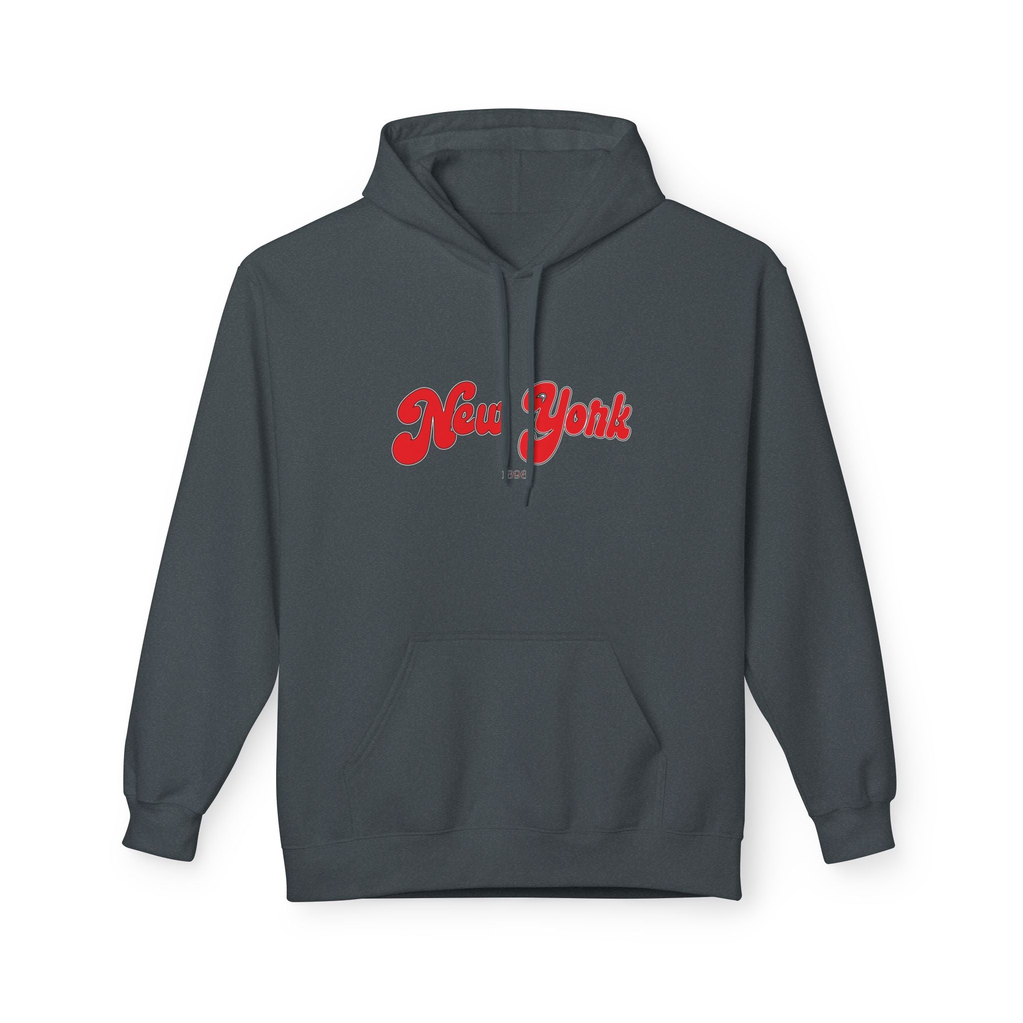 New York 1898 Retro Typography Hoodie
