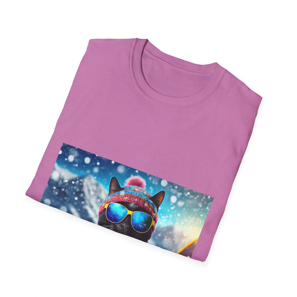 Cool Snow Cat Graphic Tee