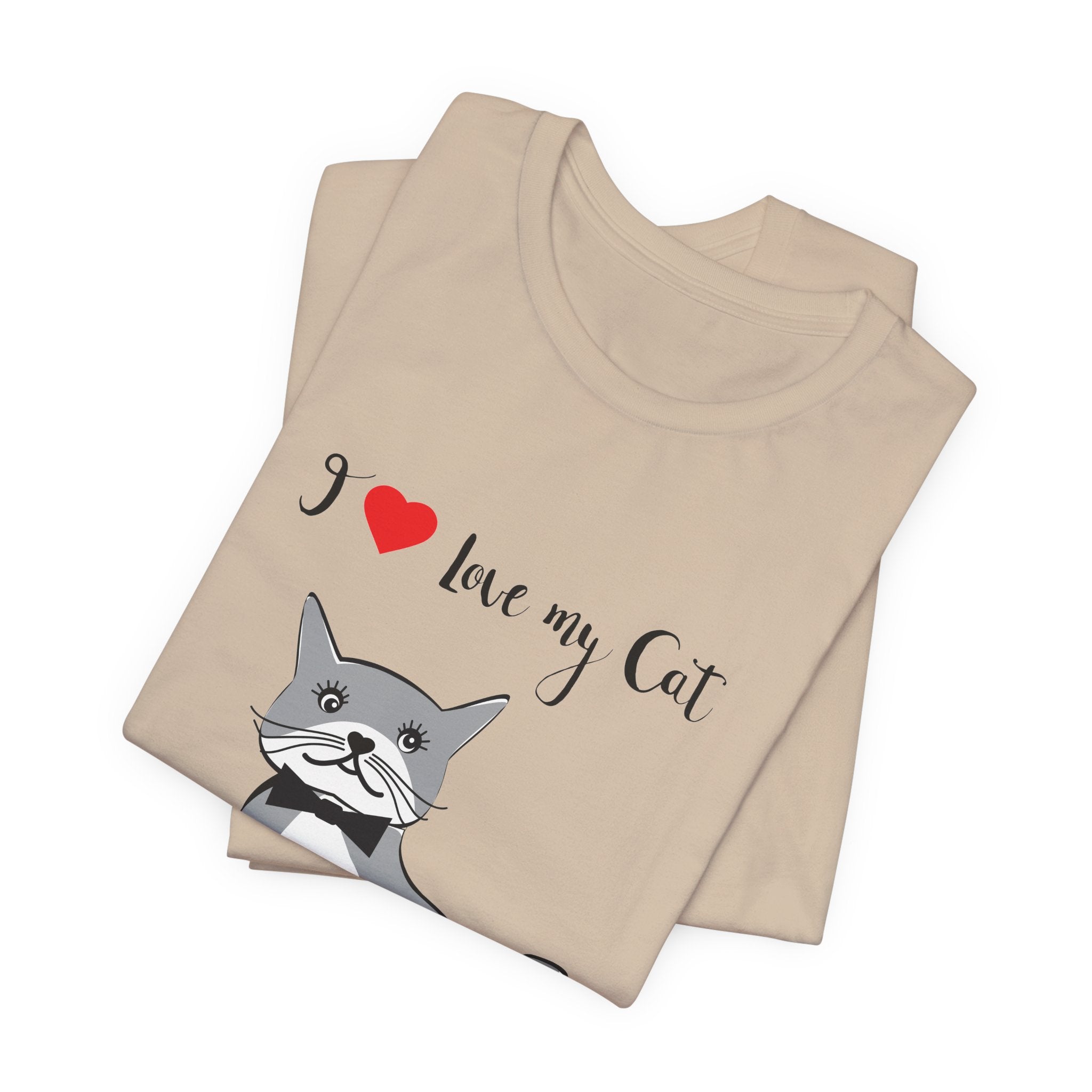 I Love My Cat Graphic Tee