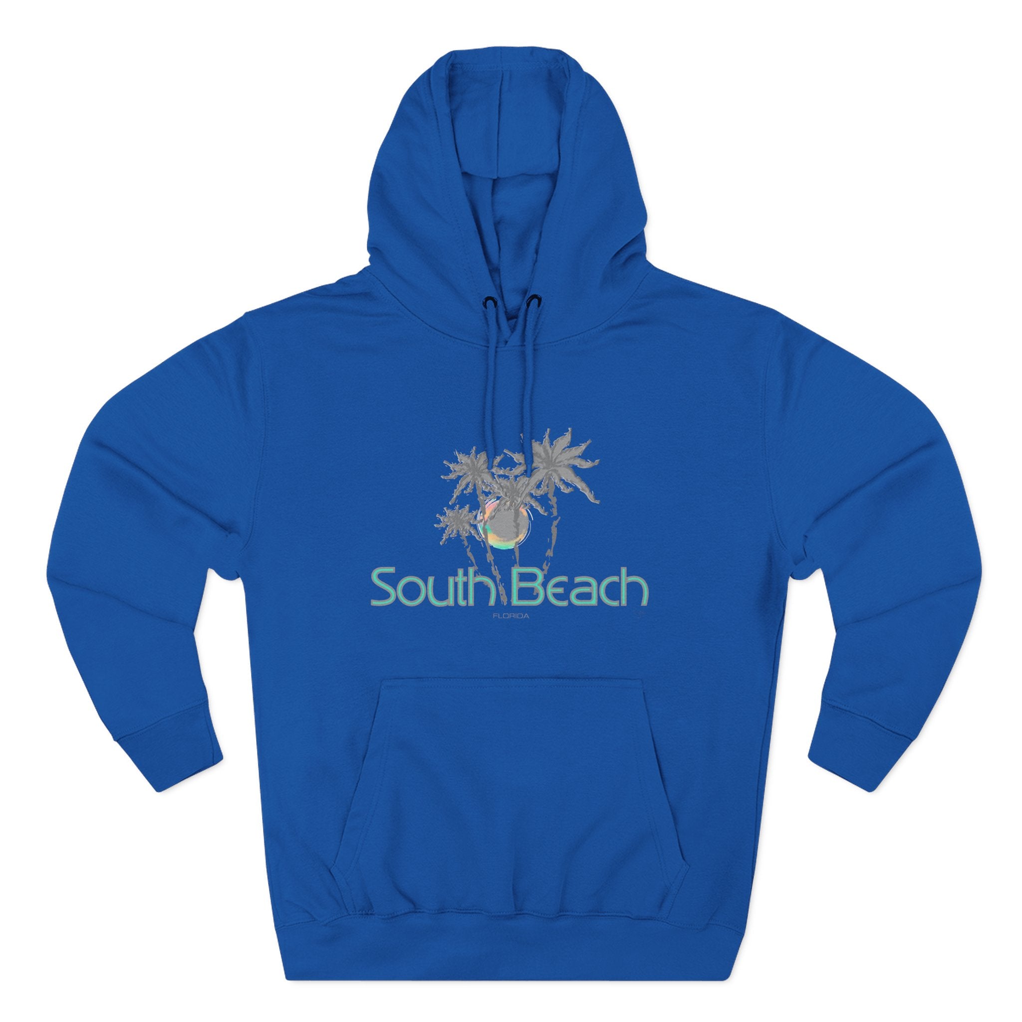 South Beach Miami Palm Tree Graphic Unisex Hoodie