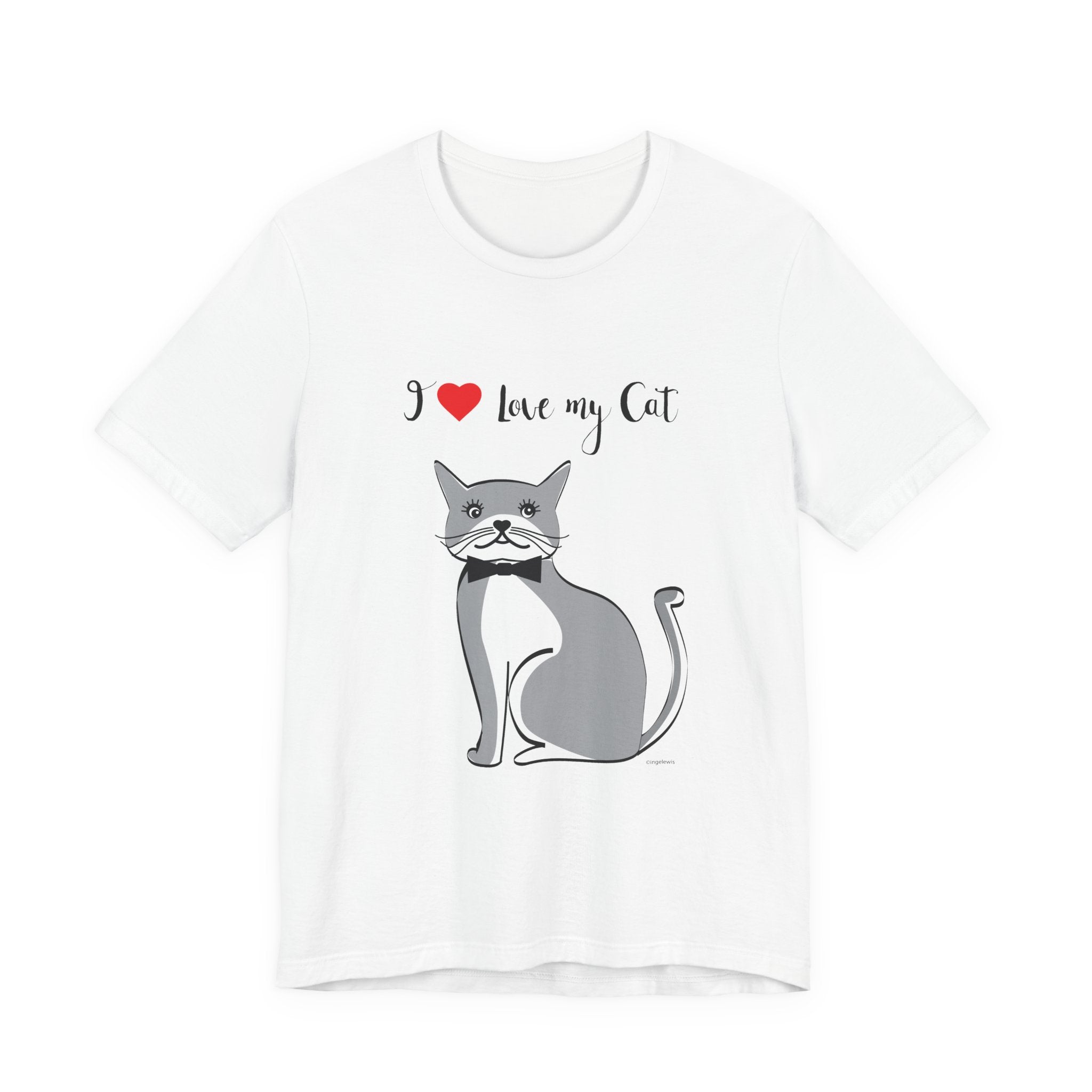 I Love My Cat Graphic Tee