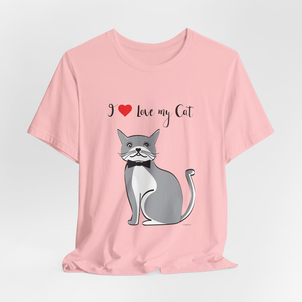 I Love My Cat Graphic Tee