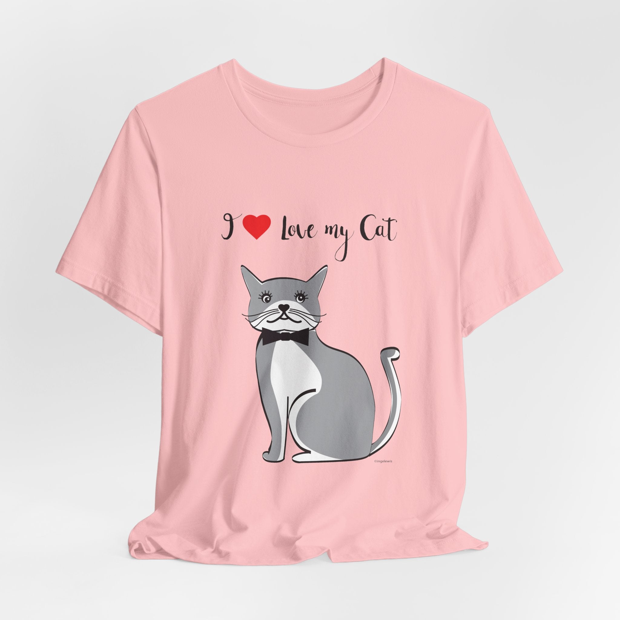 I Love My Cat Graphic Tee