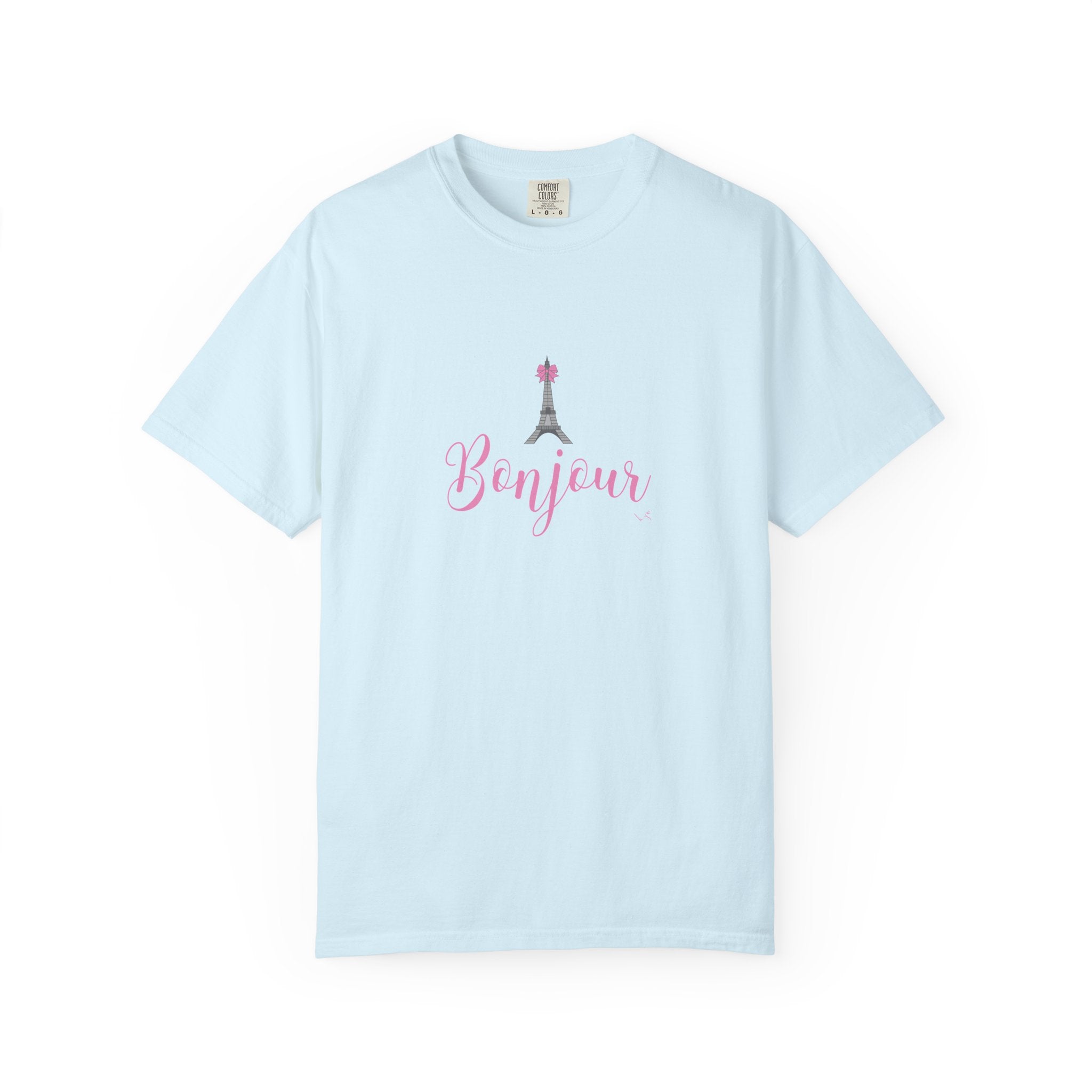 Bonjour Eiffel Tower Graphic T-shirt