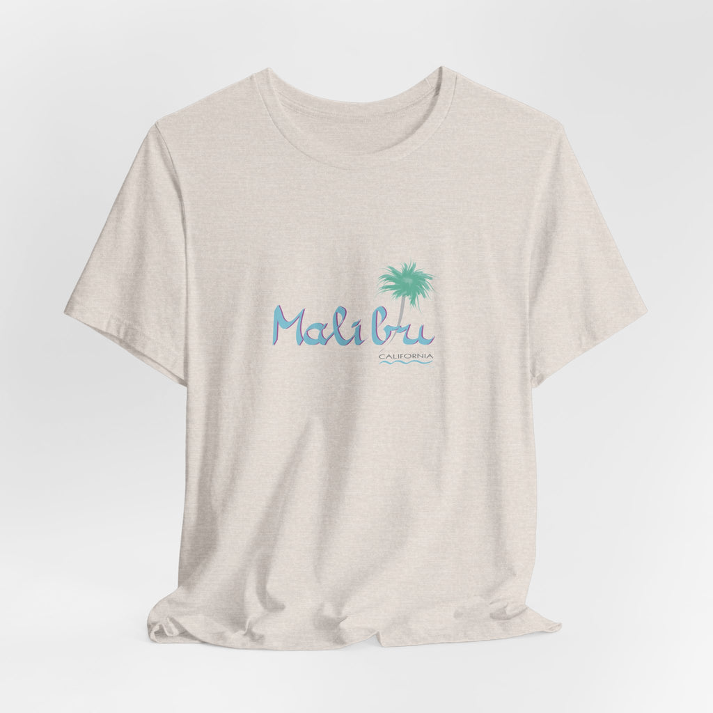 Malibu California Graphic Unisex Jersey Short Sleeve Tee