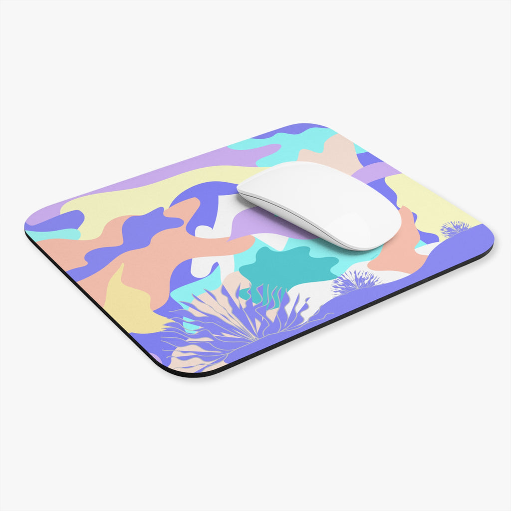 Under the Ocean Pastel Abstract Art Mouse Pad