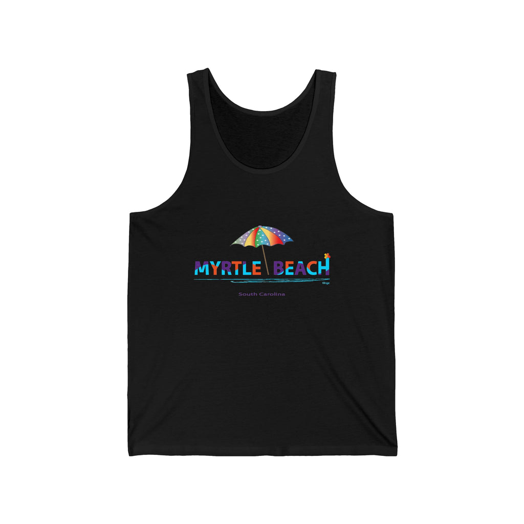 Myrtle Beach South Carolina Graphic Unisex Jersey Tank Top