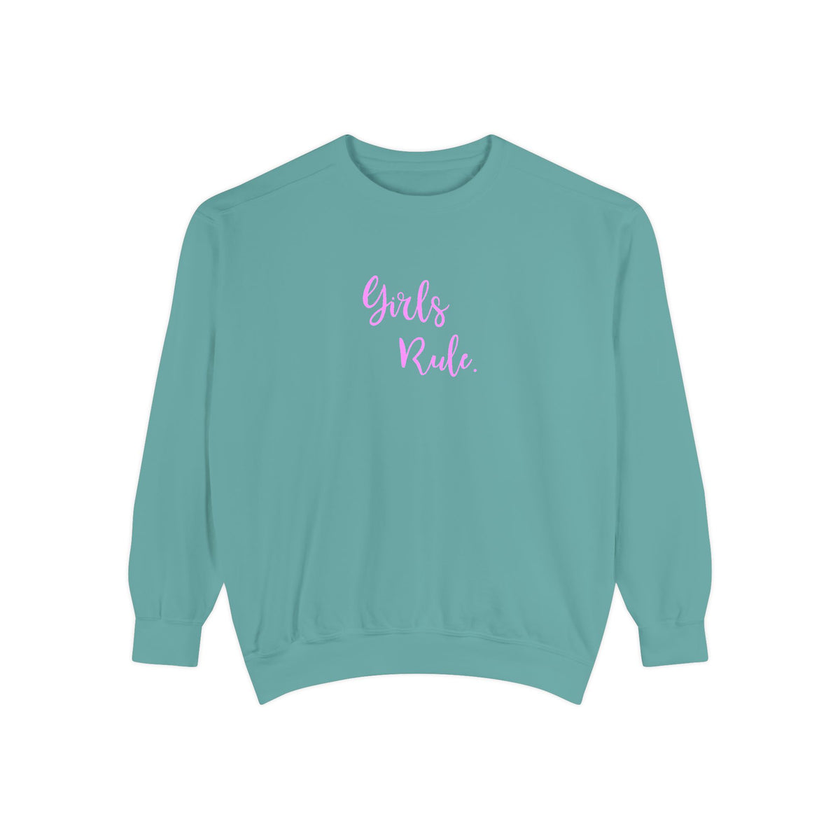 Girls Rule Cool Graphic Unisex Sweatshirt for Women and Girls