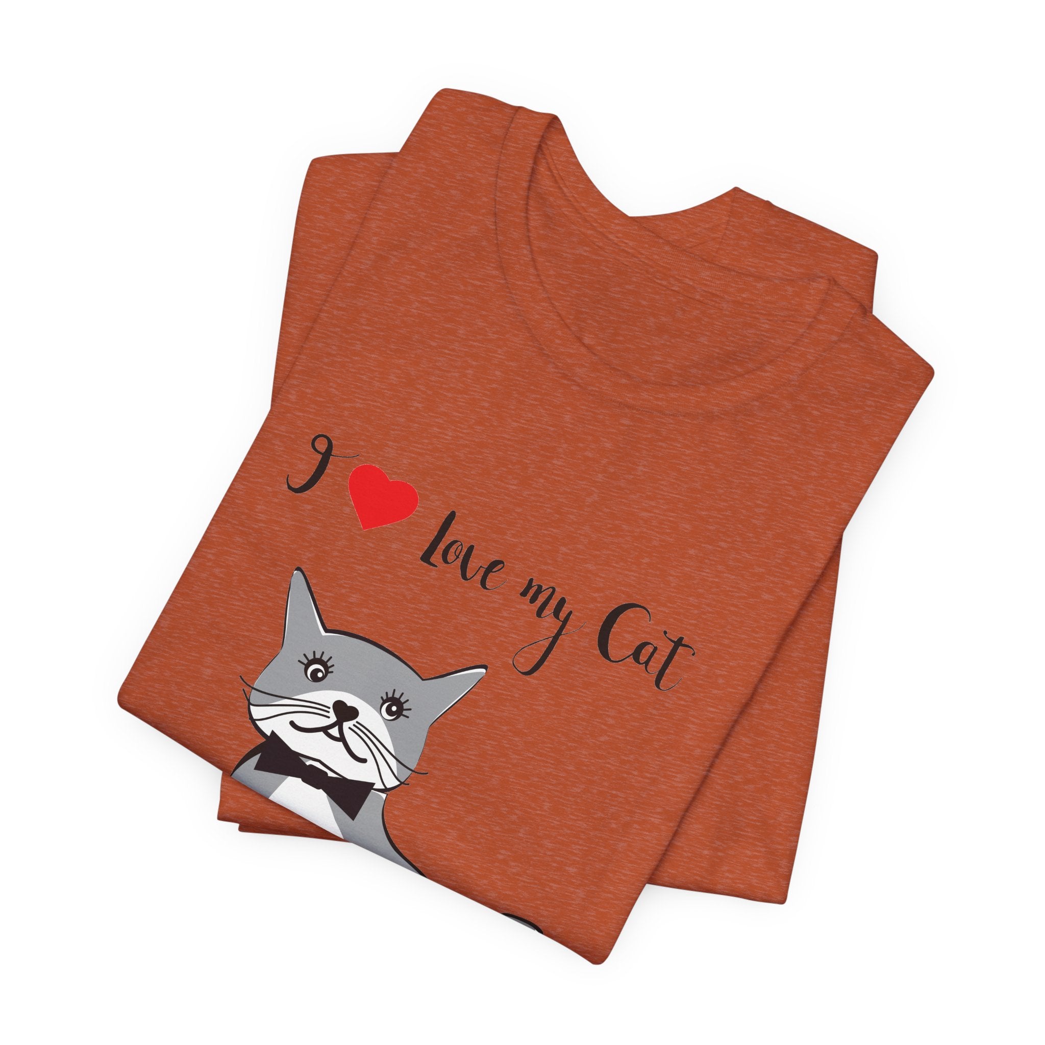 I Love My Cat Graphic Tee