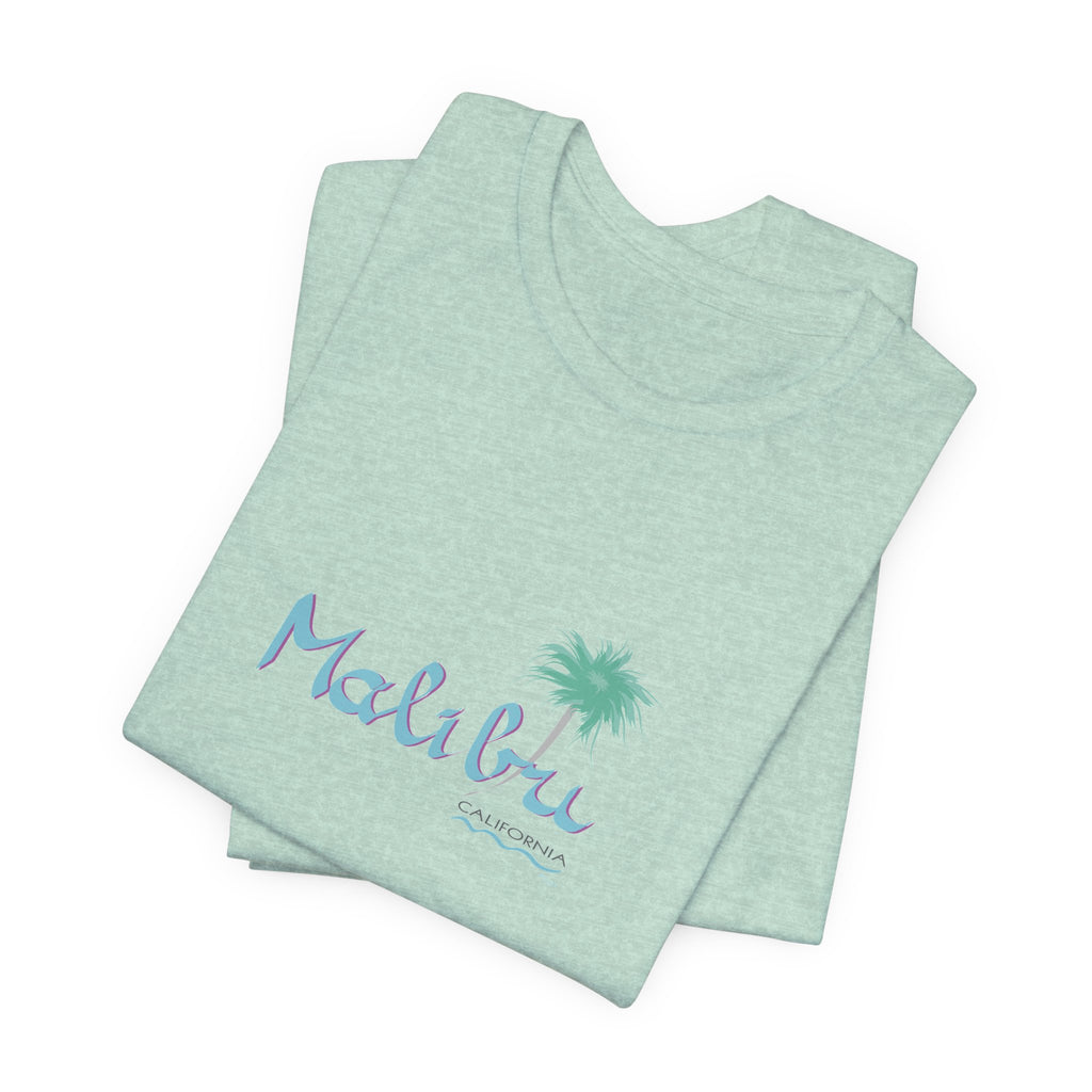 Malibu California Graphic Unisex Jersey Short Sleeve Tee