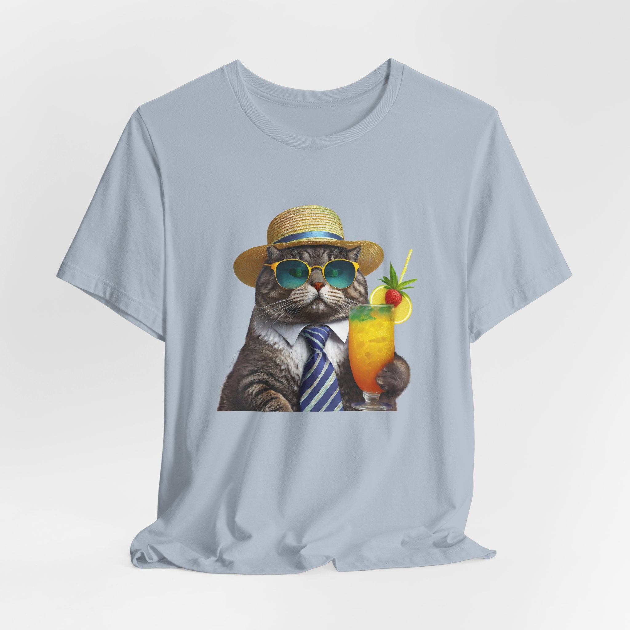 Happy Hour Cat Graphic Tee