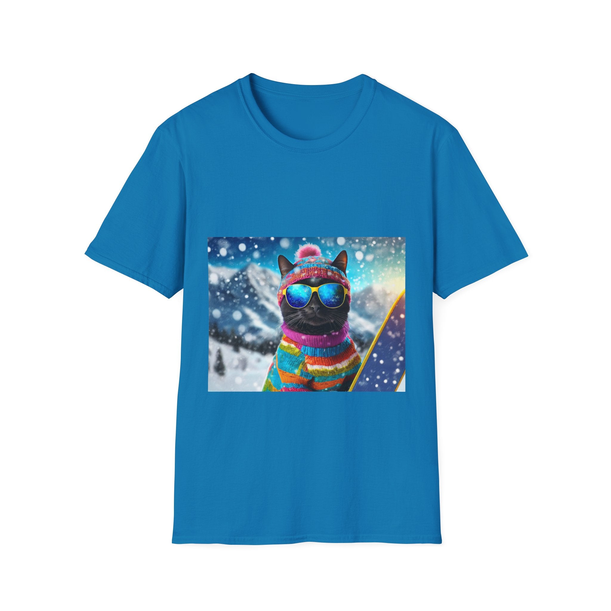 Cool Snow Cat Graphic Tee