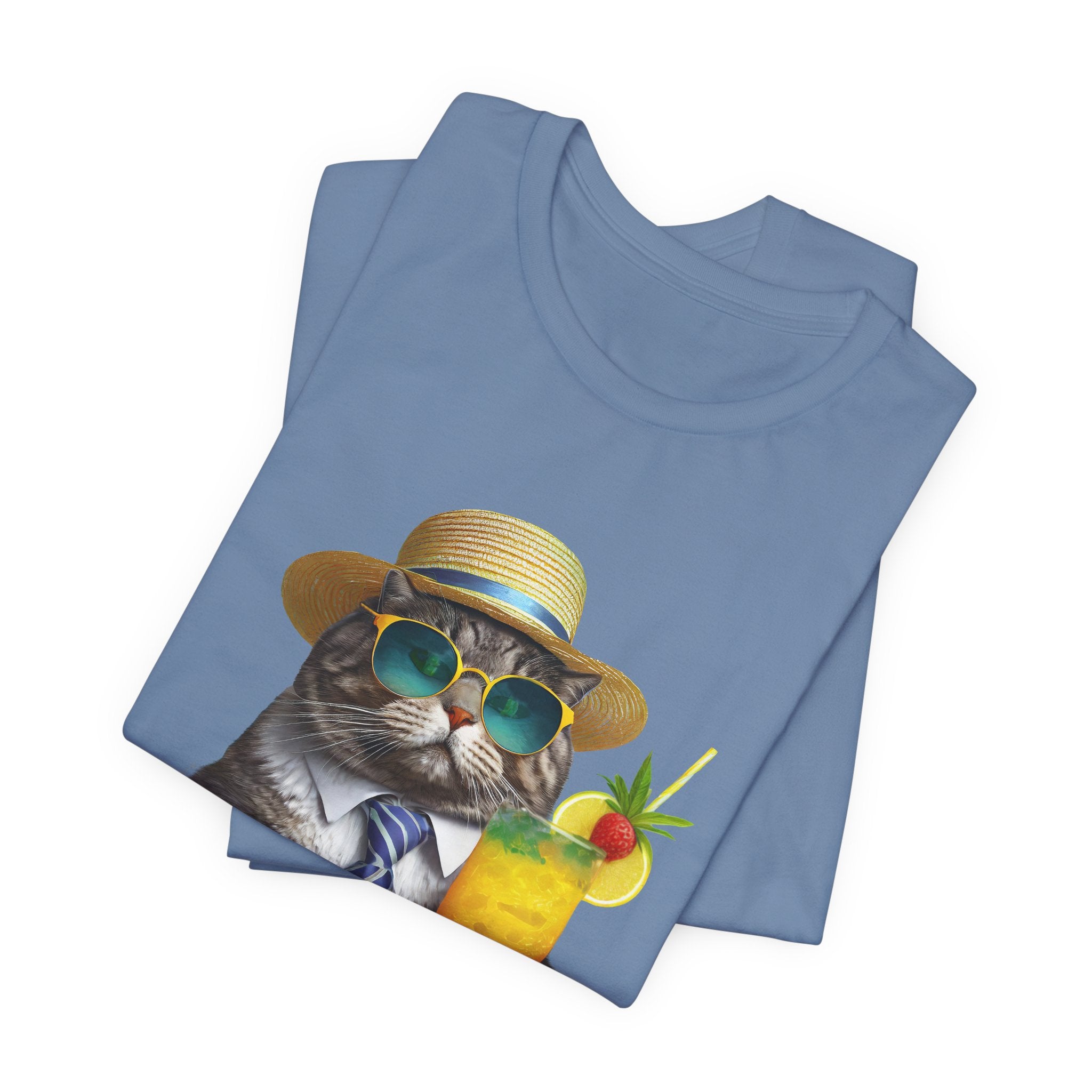 Happy Hour Cat Graphic Tee