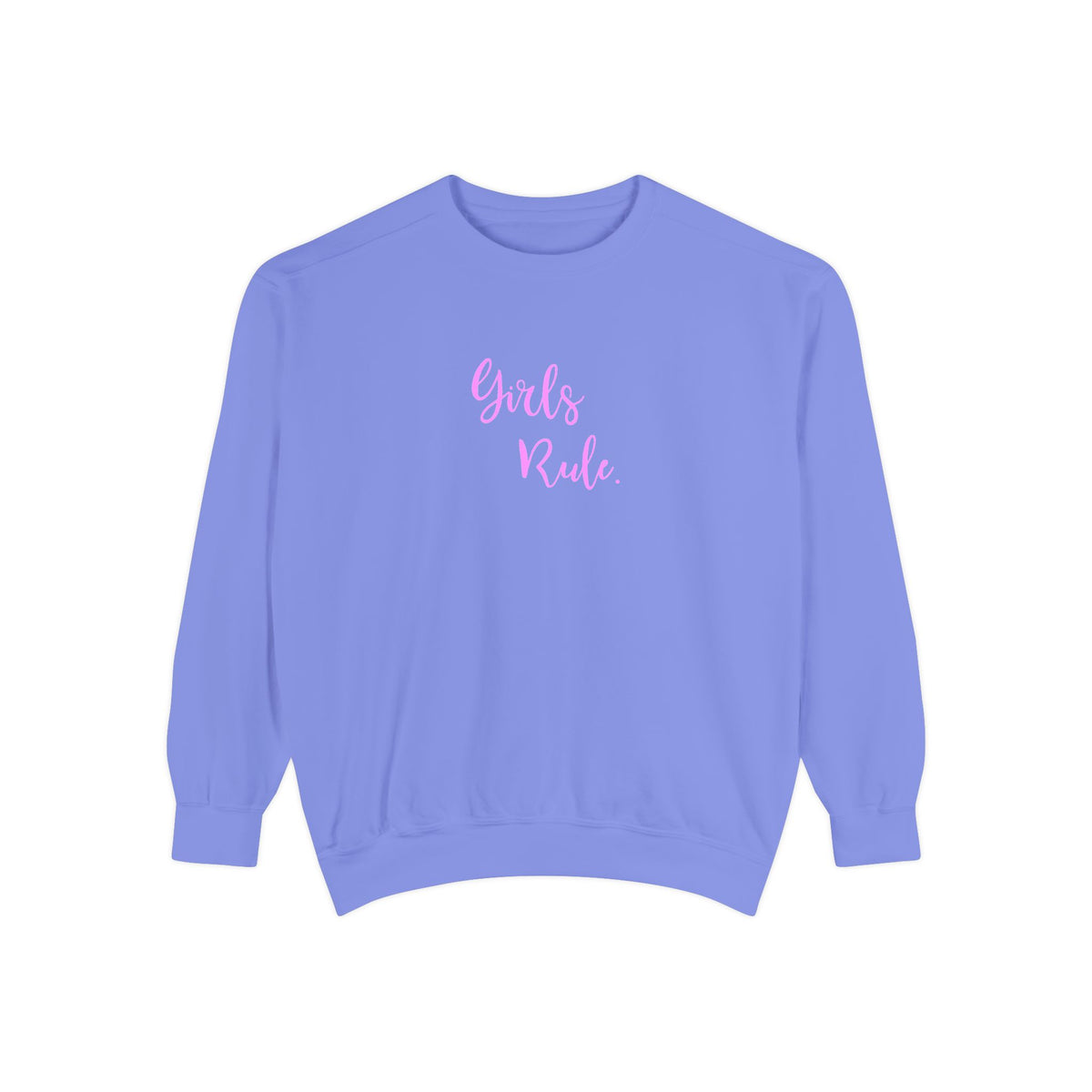 Girls Rule Cool Graphic Unisex Sweatshirt for Women and Girls