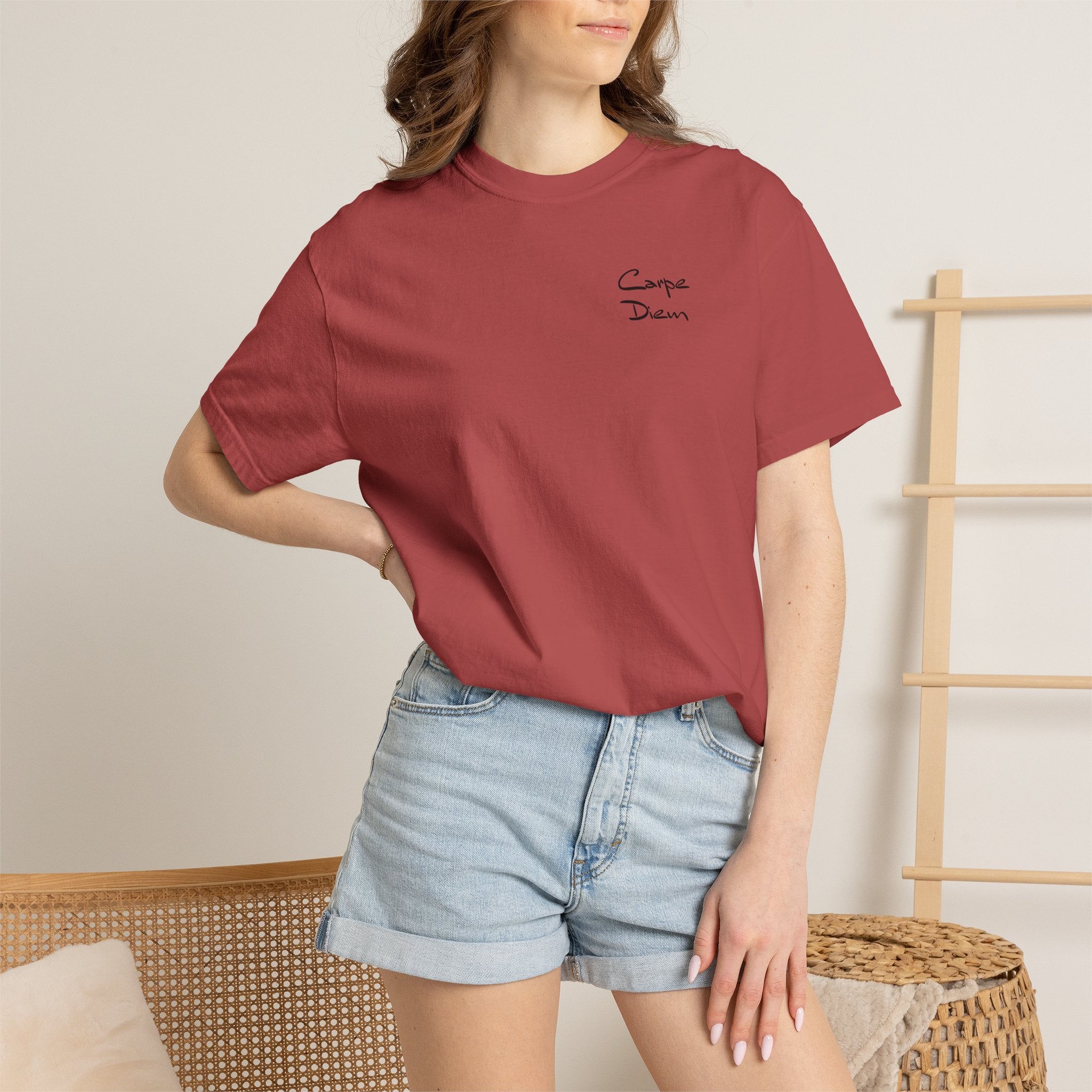 Carpe Diem Black Script Graphic Unisex T-shirt
