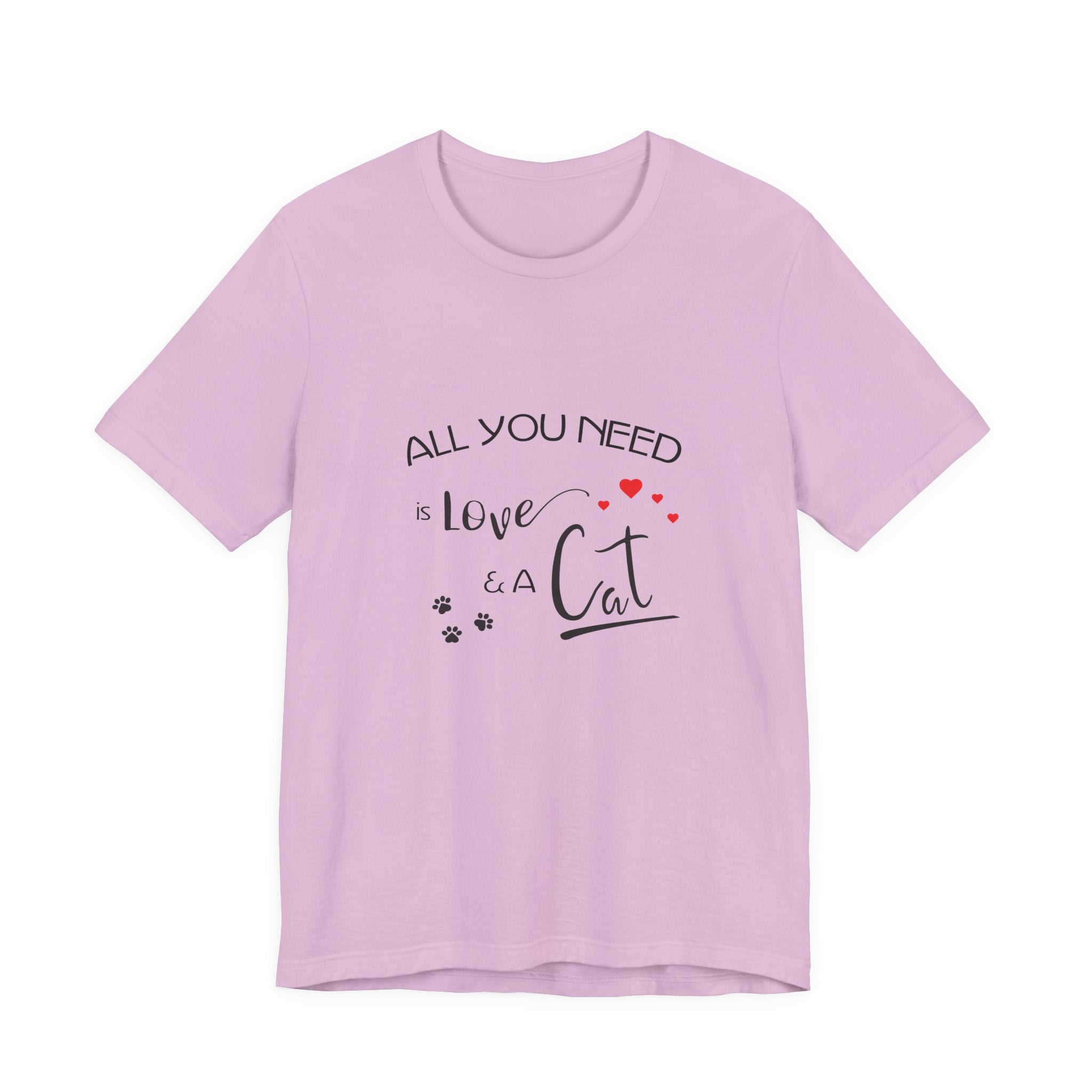 All You Need Is Love and a Cat Graphic Tee
