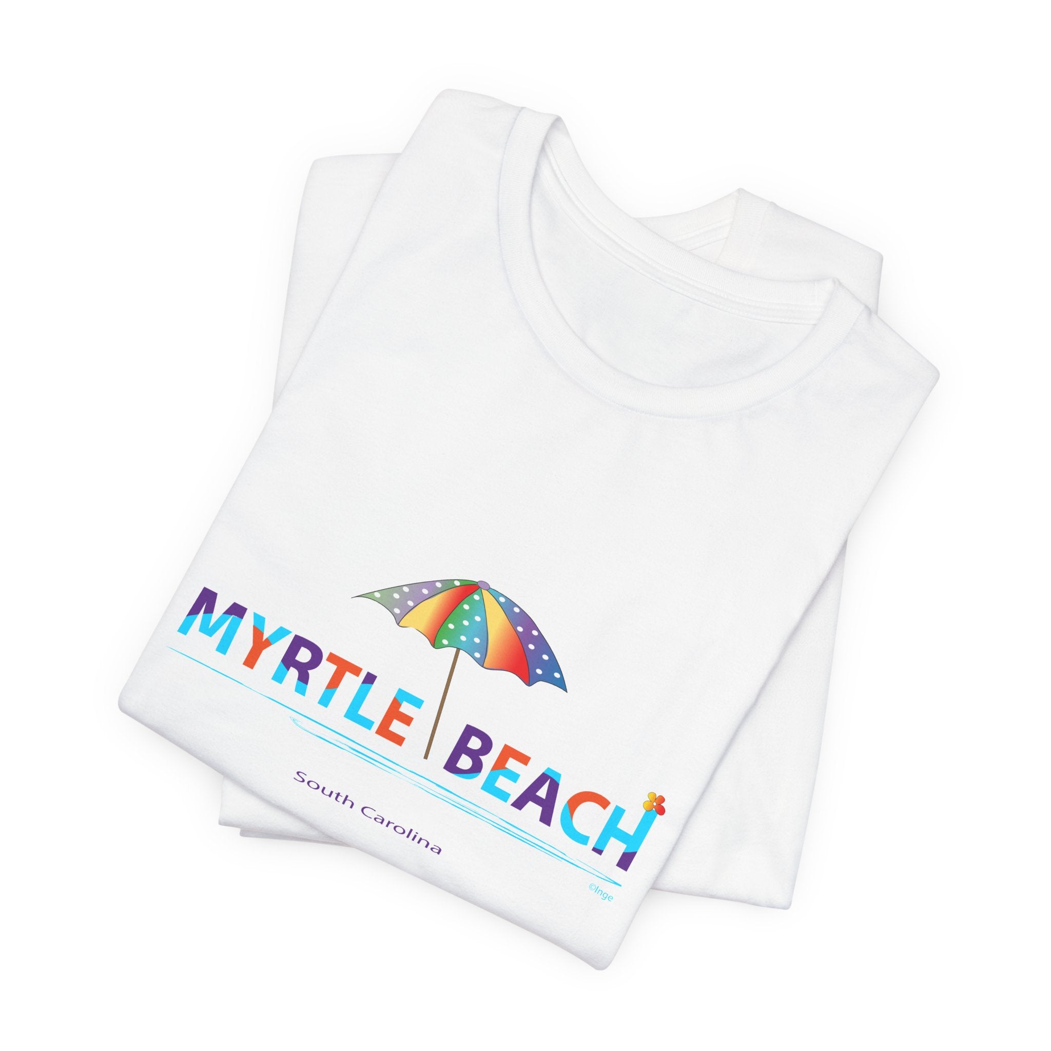 Myrtle Beach South Carolina Graphic Tee Unisex Jersey Short Sleeve Tee
