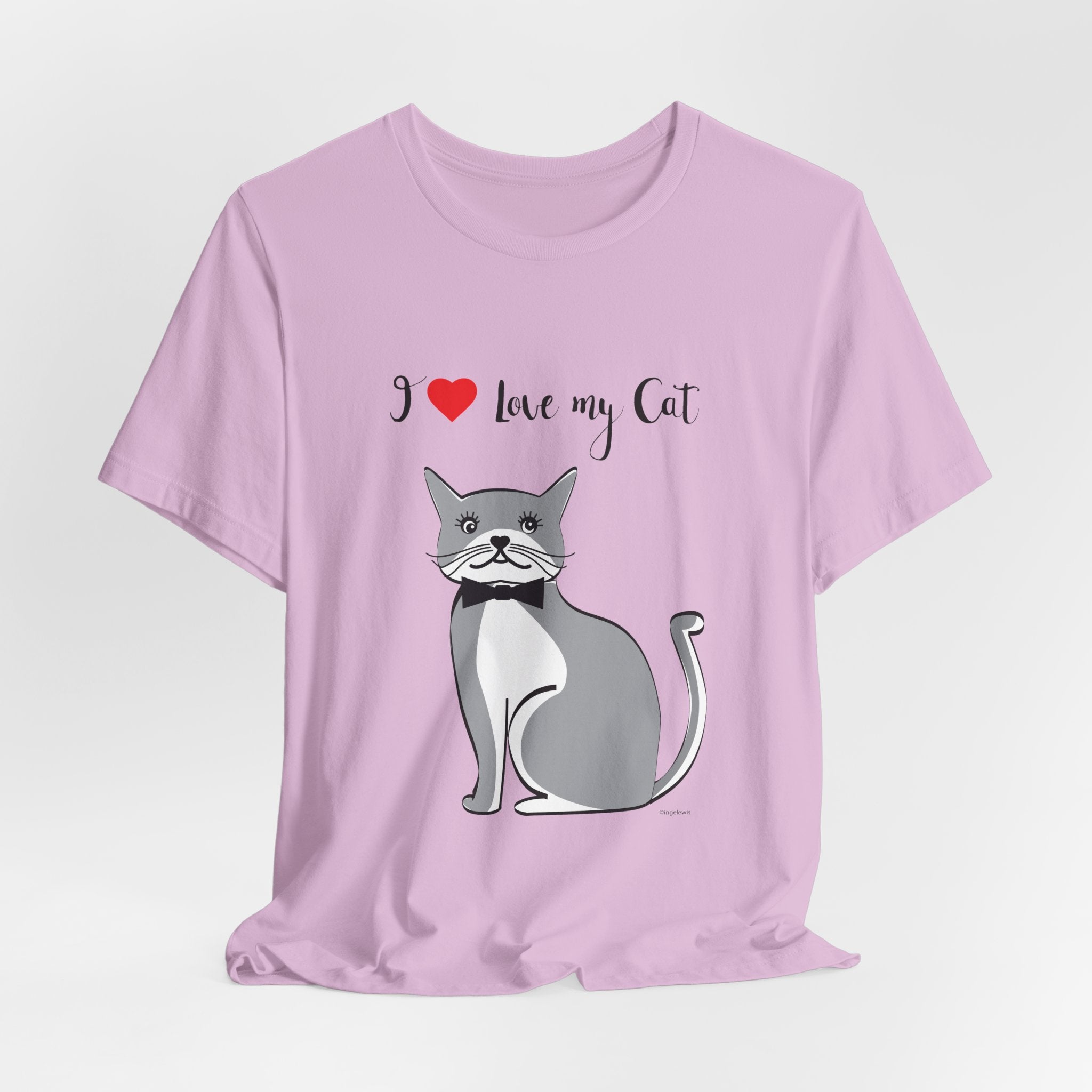 I Love My Cat Graphic Tee