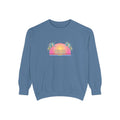 Malibu California Sunset Graphic Unisex Garment-Dyed Sweatshirt