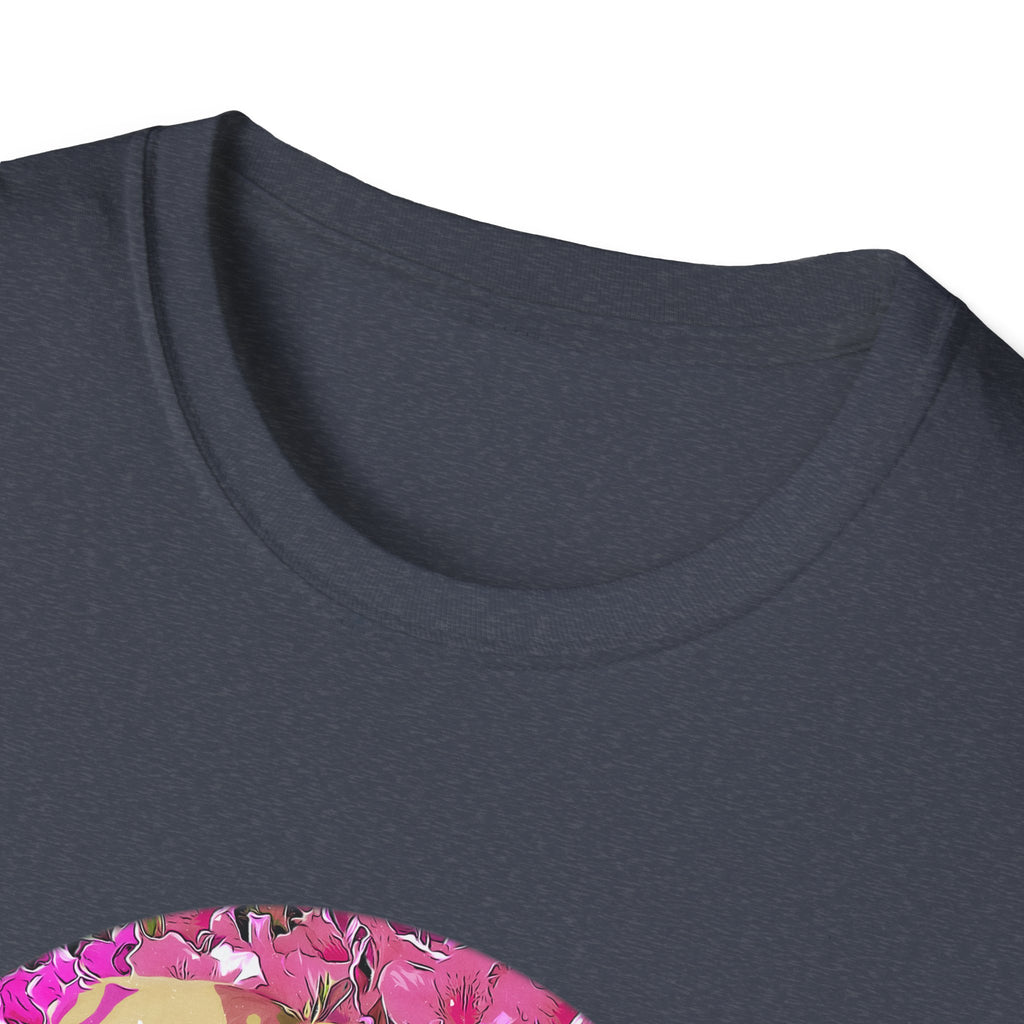 Labrador Retriever Floral Graphic T-Shirt for Dog Lovers